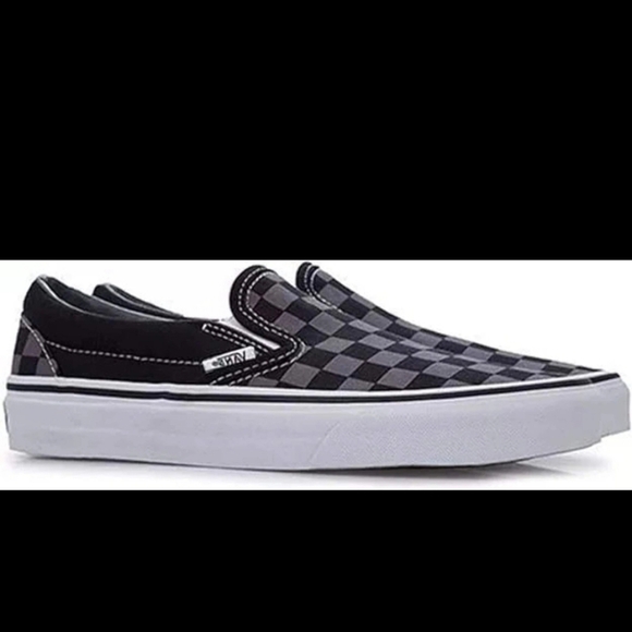 vans Unisex Adults' Classic Slip on Trainers Checkerboard - Picture 6 of 7